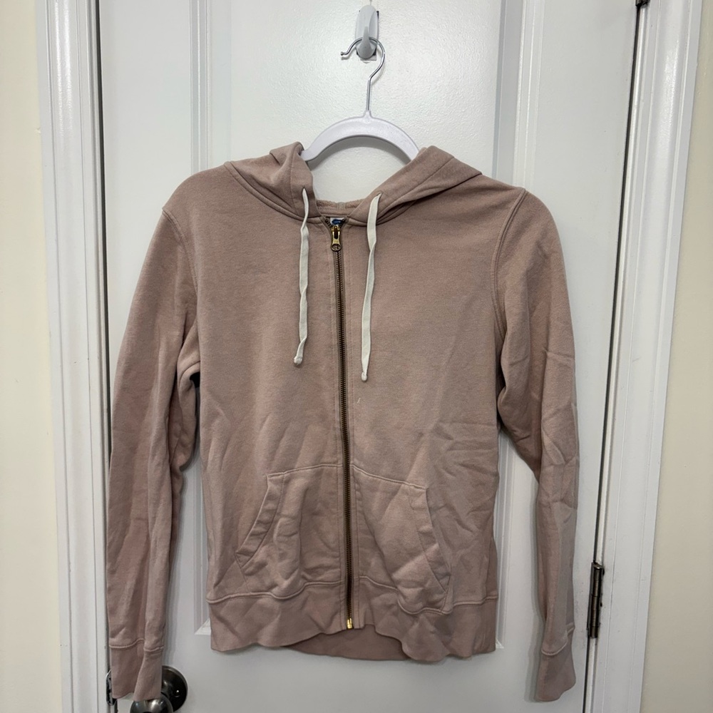 Light Pink Zip-Up Hoodie